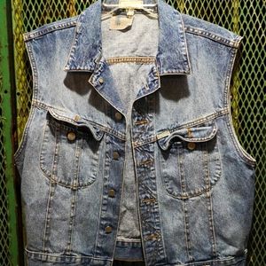 Vintage Womens Guess denim vest